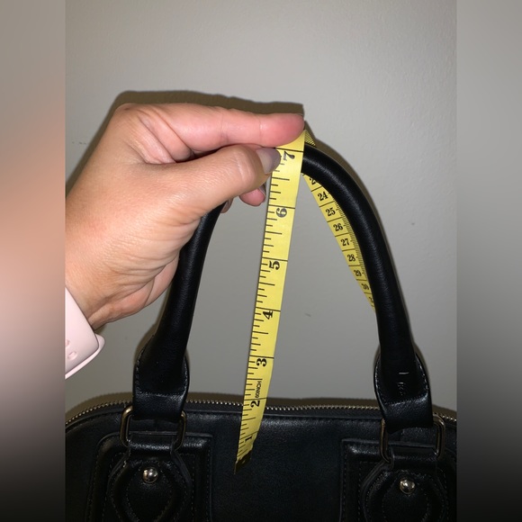 ✨🖤✨ Sole Society Marlow Vegan Structured Dome Top Handle Satchel Bag - Picture 10 of 14